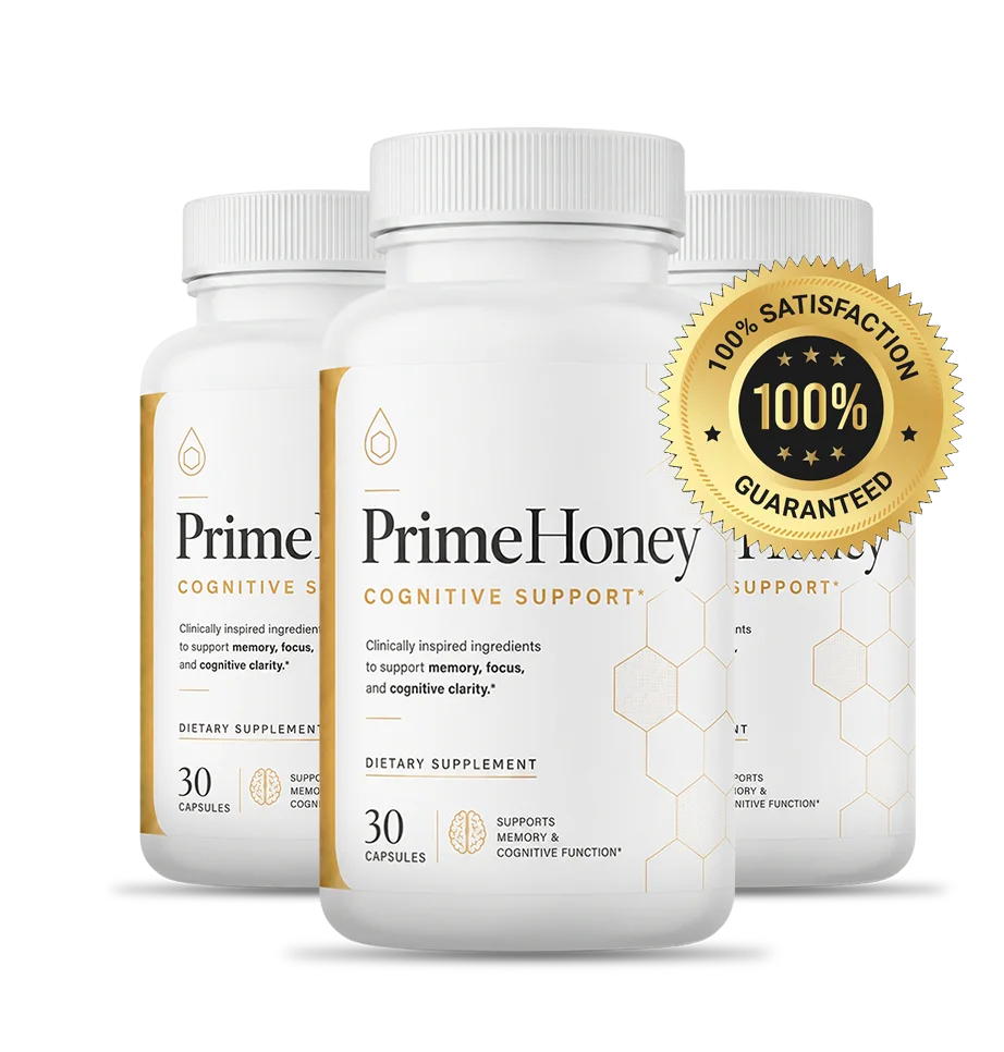 PrimeHoney Advanced Cognitive Wellness Supplement Bottle